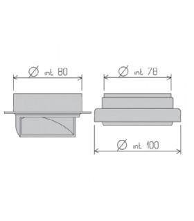 Beretta Split-Kit ø80 für Idrabagno Warmwasserbereiter LX-17 1220409