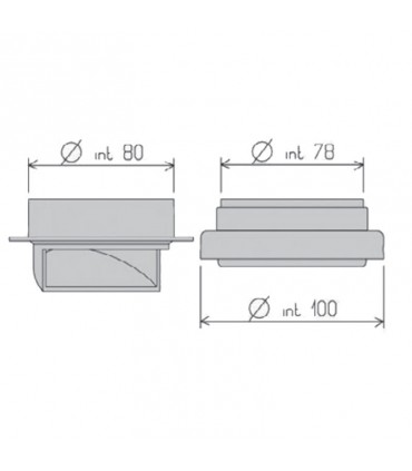 Beretta Split-Kit ø80 für Idrabagno Warmwasserbereiter LX-17 1220409