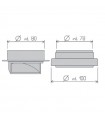 Beretta Split-Kit ø80 für Idrabagno Warmwasserbereiter LX-17 1220409