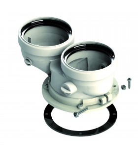Ferroli Getrenntes Rohrablauf Kit 80/80 für Brennwertkessel 041082X0