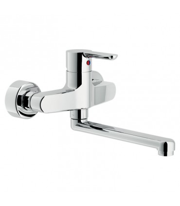 Nobili Wandmischbatterie für Spülbecken Verchromt AB87115 CR