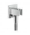 Nobili-Wasserauslauf mit quadratischer Halterung Verchromt AD150/9CR