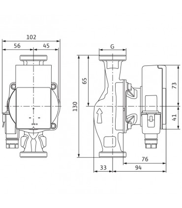 Wilo ATMOS PICO 15/1-6-130 Nassläufer-Umwälzpumpe 4232692