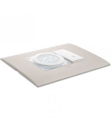 Vimar 2-Modul-Drehthermostat mit Bildschirm Farbe Weiß 02970.B