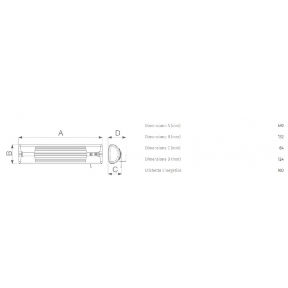 Vortice Wand-Heizung THERMOLOGIKA DESIGN mit Zugschnur, Infrarot, 1800W, schwarz 70003