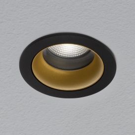More about AqLus Chic rundes LED-Einbaulicht 10W 3000k schwarz/gelb A5-605.10.300213