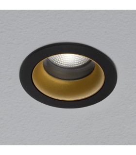 More about AqLus Chic rundes LED-Einbaulicht 10W 3000k schwarz/gelb A5-605.10.300213