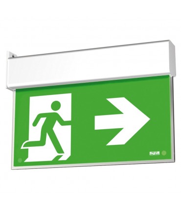 Notleuchte Beghelli SA UP BANDIERA LED EXIT 4321