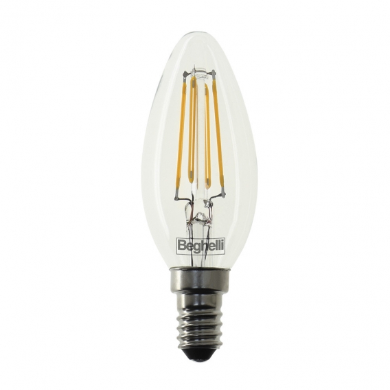 Beghelli Zafiro LED-Olivenlampe 4W E14 4000K 56178