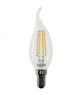 Birne Beghelli Flamme Zafiro LED E14 4W 2700K warmes Licht 56417