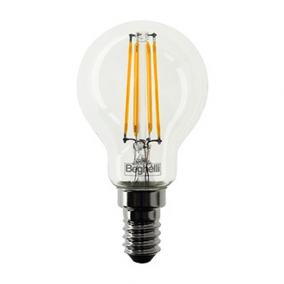 Beghelli Kugellampe Zafiro LED E14 4W 2700K warmes Licht 56422
