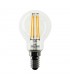 Beghelli Kugellampe Zafiro LED E14 4W 2700K warmes Licht 56422