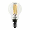 Beghelli Kugellampe Zafiro LED E14 4W 2700K warmes Licht 56422
