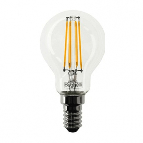 Beghelli Kugellampe Zafiro LED E27 4W 2700K warmes Licht 56423