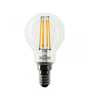 Beghelli Kugellampe Zafiro LED E27 4W 2700K warmes Licht 56423