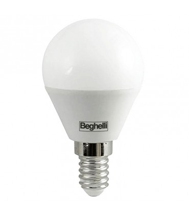 Beghelli LED-Kugellampe Opale 3,5W E14 3000K warmes Licht 56962