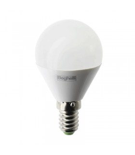 Birne Beghelli Sfera LED E14 5W 3000K warmes Licht 56985