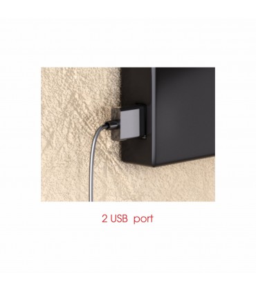 Beneito Faure Wandlicht BEAM NEGRO 5W 2700K USB dimmbar 3959
