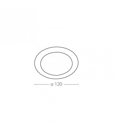 Europe Flat LED-Einbaulicht 8W 3000K INC-SLIM/8WC BCO