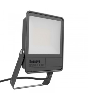 Fosnova LED-Scheinwerfer Disano 50W 3000K 5200 lumen grau IP65 2241343100