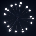 Icone Arbors Hängeleuchte 100W 20 LED, Farbe Kupfer ARBORS20RS