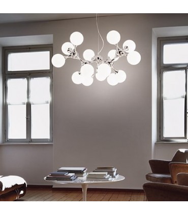 Ideal Lux Pendelleuchte NODI weiß SP15, 15-flammig 082073