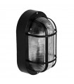 Lombardo Wandleuchte mit Käfig, schwarz, E27 60W IP44 LB44122