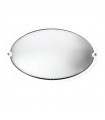 Lombardo ovale Wandleuchte Airy weiß E27 IP54 LB82121