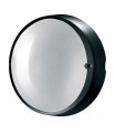 Lombardo runde Wandleuchte Airy, schwarz E27 IP54 LB8232G
