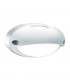 Lombardo ovale Wandleuchte Airy, weiß E27 IP54 LB82321