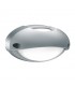 Lombardo ovale Wandleuchte Airy, weiß E27 IP54 LB8232G
