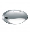 Lombardo ovale Wandleuchte Airy, weiß E27 IP54 LB8232G