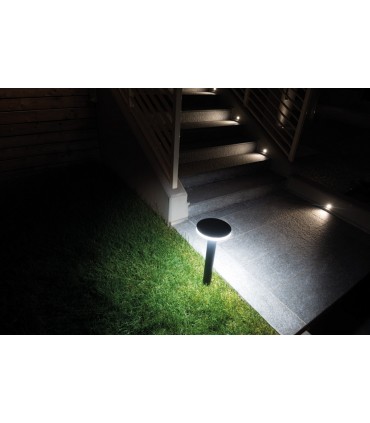 Lombardo satinierter LED-Diffusor LINE 220 30LED 1350 Lumen 4000K schwarz LL113100N