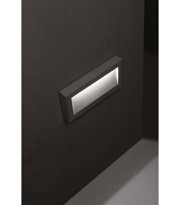 Lombardo LED-Wandeinbauleuchte KOI 220 LED 1300 lumen 4000K anthrazitfarben LL121010N