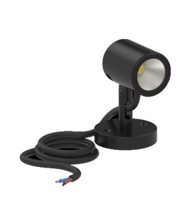Lombardo AGO WALL LED-Außenstrahler 6W 3000K Schwarz LL126005D3