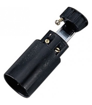 Master E14-Lampefassung falsche Kerze schwarz 00508