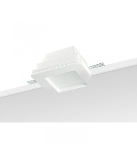Nobile quadratisches Gipseinbaudownlight mit Diffusor 9098