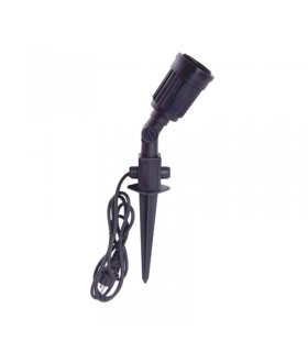 Poliplast Scheinwerfer für Garten E27 schwarz 400554