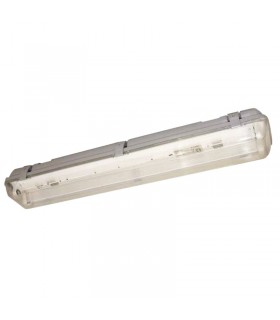 Poliplast Ofelia wasserdichte leere LED-Deckenleuchte für 2 T8 Lichter 60 cm 400755-18-2LED