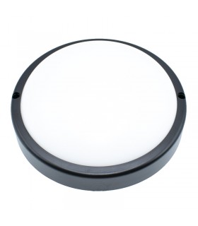 Poliplast Martha runde LED-Deckenleuchte 15W 4200K Farbe Schwarz 400918N