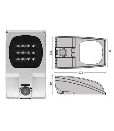 BPT LED-Straßenlicht Prisma LYRA 105W 4000K 12912 lumen 06252690