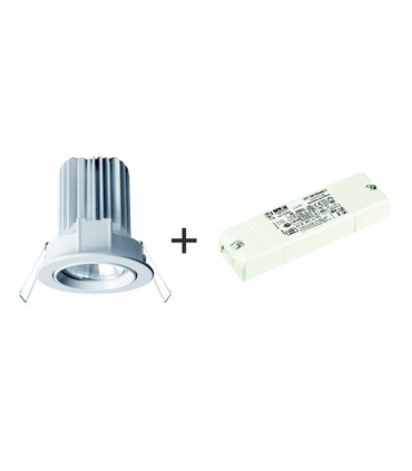 Side Einbaulicht KIT JOLLY LED 10W 3000K (warmes Licht), Winkel 40°, Deckenstärke: 1-30 mm KT2825-JLBC40
