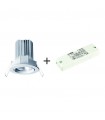 Side Einbaulicht KIT JOLLY LED 10W 3000K (warmes Licht), Winkel 40°, Deckenstärke: 1-30 mm KT2825-JLBC40
