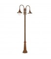 Sovil Deluxe rostfarbener Mast mit 2XE27 IP43 Wandleuchte 896/11