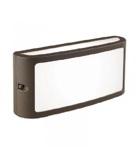 Sovil Screen LED-Wandleuchte für Außenbereich 10W 3000K Farbe Braun 98500/27