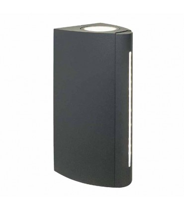 Sovil LED-Wandlicht für Außenbereich VISION mit LED 8W+4W 4000K grau 99123/16