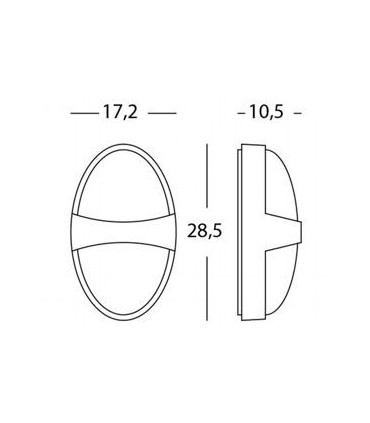 Sovil LED-Deckenleuchte 15W 4000K Schwarz 99127/06