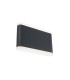 Sovil LED-Wandlicht rechteckige Form grau 14W 4000K IP54 99134/16