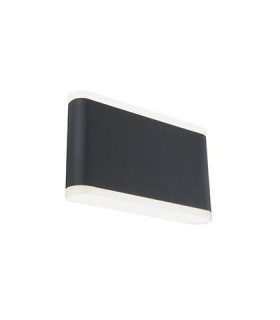 Sovil LED-Wandlicht rechteckige Form grau 14W 4000K IP54 99134/16