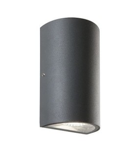 Sovil LED-Wandlicht Trump schwarz 12W 4000K IP54  99135/16
